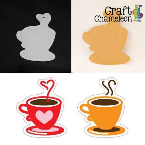 Coffee or Tea Cup Acrylic Shape - CraftChameleon
 - 1