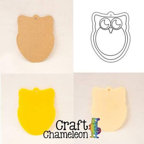Owl Acrylic Shape - CraftChameleon
 - 1