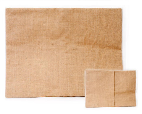 Blank Burlap Pillow Covers or Cases - CraftChameleon