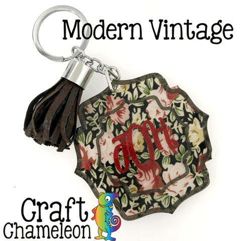 Modern Vintage Acrylic Shape - CraftChameleon