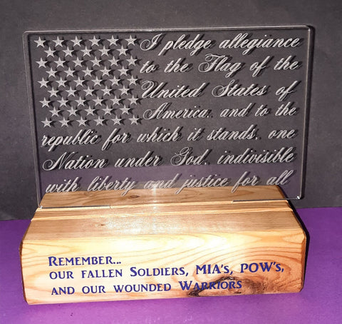 Memorial Day Wooden Block Design by ONE Designs DESIGN ONLY