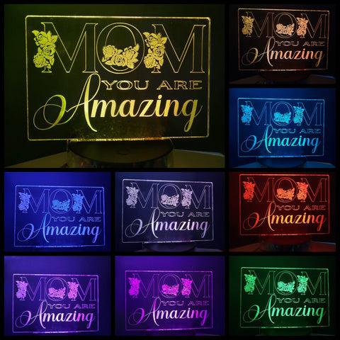 Mom You Are Amazing Light Base Design by ONE Designs DESIGN ONLY