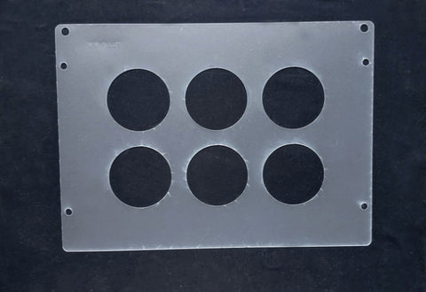 2" Round Disk Template for Etching