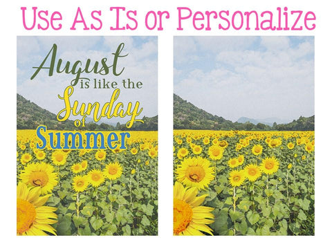 Sunflowers Sublimation Digital Design