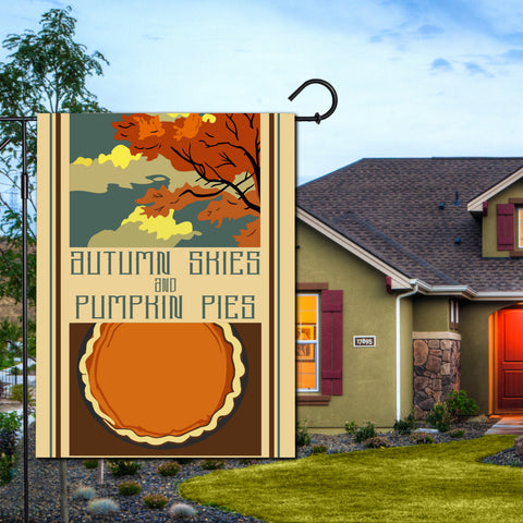 Autumn Skies and Pumpkin Pies Digital Design