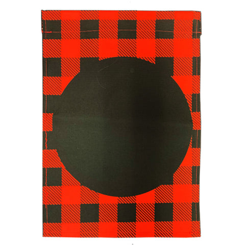 Buffalo Plaid Polyester Garden Blank Flag 12" x 16"