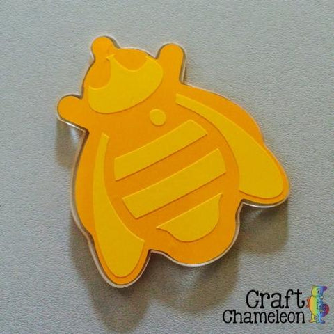 Bumble Bee Acrylic Shape - CraftChameleon
 - 1