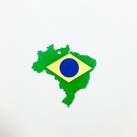 Brazil Shaped Acrylic - CraftChameleon
 - 1