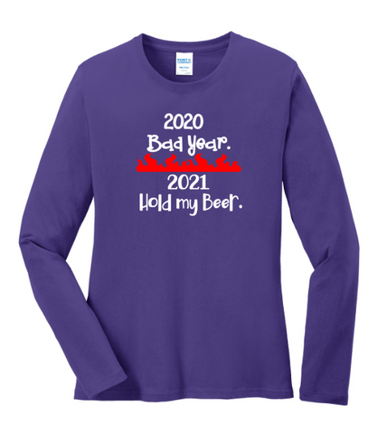 2020 2021 Hold My Beer Wordart Design Only