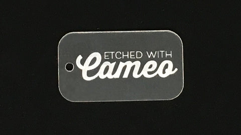 CSD Blank Clear or Color Acrylic Etching on Cameo 3 Bundle