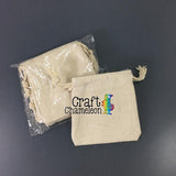 Natural Canvas Tooth Fairy Bags - CraftChameleon
 - 2