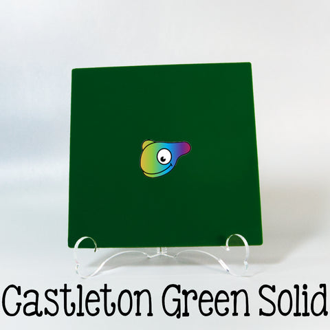 Castleton Green Solid Color Acrylic Sheets ~ Multiple Sizes