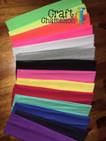 Solid Cotton Stretch Knit Headbands  SINGLE - CraftChameleon