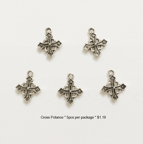 Cross Potance Charms - CraftChameleon
