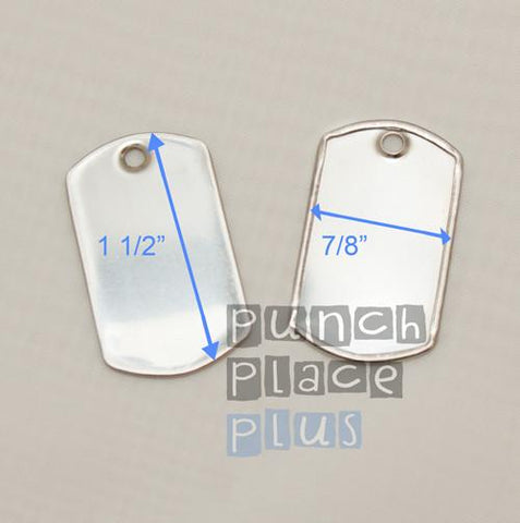 Mini Stainless Steel Dog Tags - CraftChameleon
