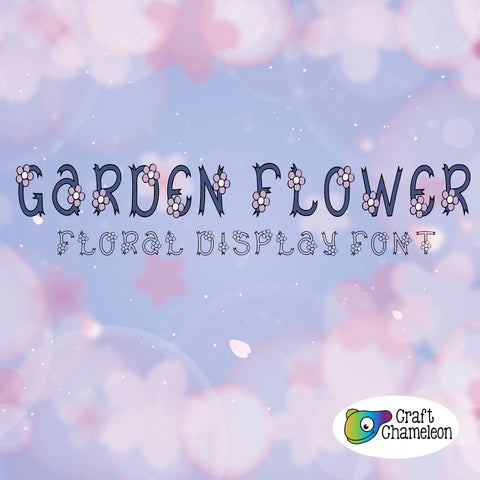 Garden Flower Font