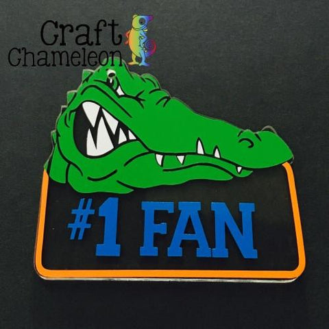Gator Acrylic Shape - CraftChameleon
 - 1