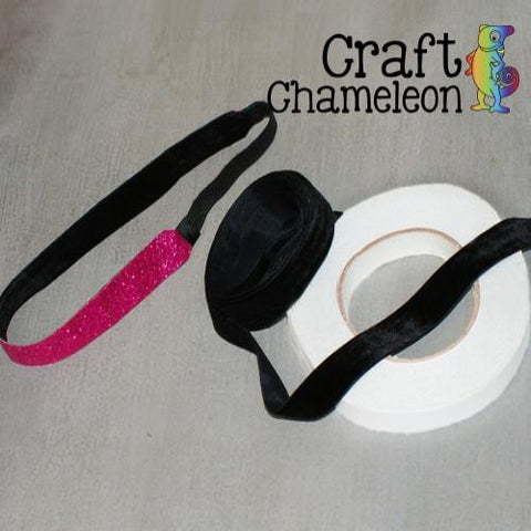 Black Velvet Ribbon - CraftChameleon