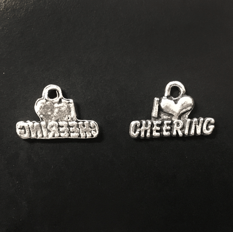 I (heart) Cheer charms - CraftChameleon