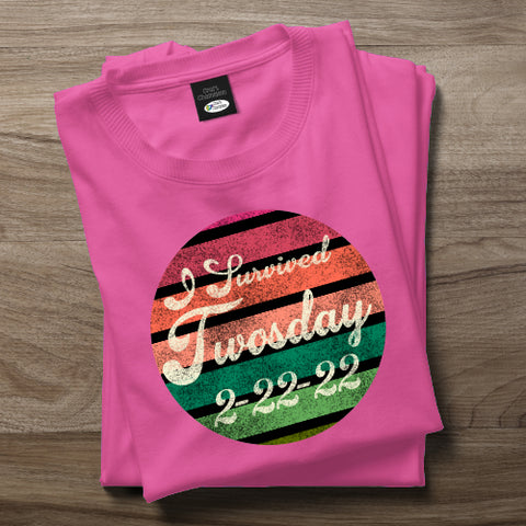 I Survived Twosday Digital Sublimation Design