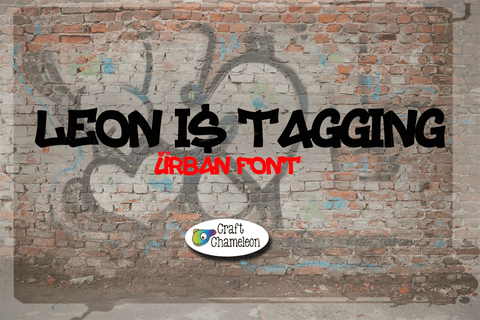 Leon's Tagging - An Urban Font