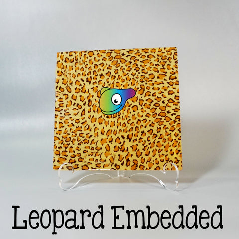 Leopard Embedded Acrylic Sheets ~ Multiple Sizes