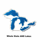 Michigan Acrylic State Shape ~ Multiple Sizes - CraftChameleon