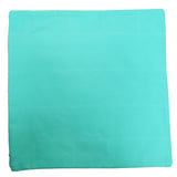 Cotton Canvas Pillow Covers or Cases - Sold Individually 18 x 18 - Mint (Zipper in the seam)