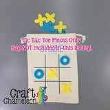 Tic Tac Toe Game Pieces Only - CraftChameleon
 - 2