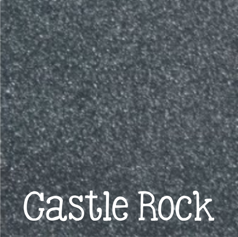 Siser EasyPSV Glitter Adhesive Vinyl ~ 12" x 12" sheets ~ Multiple Colors - Castle Rock