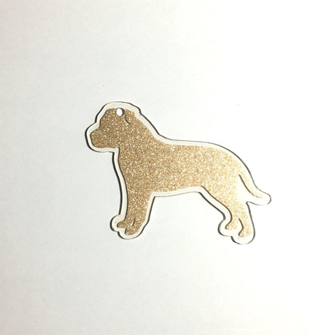 Pitbull Dog Acrylic Shape - CraftChameleon