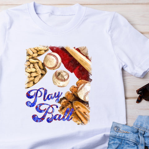 Play Ball Sublimation Digital Design