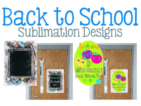 Back to School Sublimation Digital Design