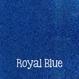 12 x12 Glitter Leatherette Vinyl Faux Leather Sheets - Royal Blue