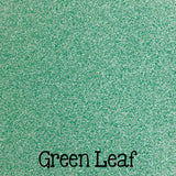 Siser Sparkle Heat Transfer Vinyl ~ Multiple Colors - Green Leaf