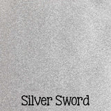 Siser Sparkle Heat Transfer Vinyl ~ Multiple Colors - Silver Sword