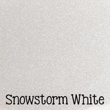 Siser Sparkle Heat Transfer Vinyl ~ Multiple Colors - Snowstorm White