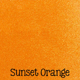 Siser Sparkle Heat Transfer Vinyl ~ Multiple Colors - Sunset Orange