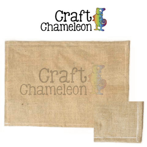 Set of 4 ~ Blank Burlap Placemats - CraftChameleon
