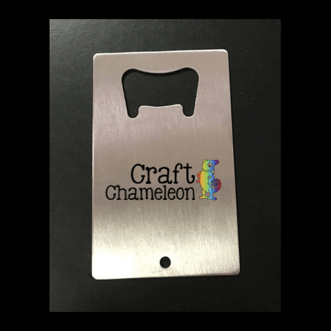 Stainless Steel Wallet Sized Bottle Opener - CraftChameleon