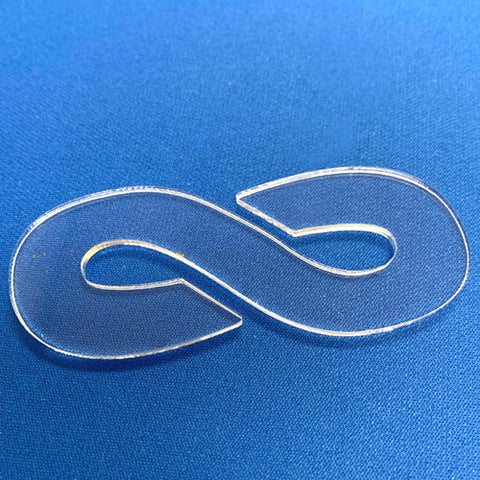 S Hook Acrylic Blank Shape