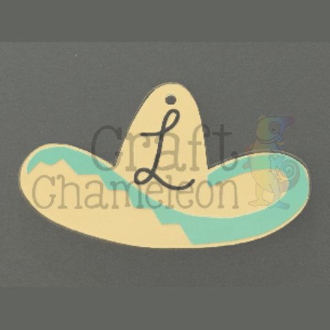 Sombrero Acrylic Shape - CraftChameleon
 - 1