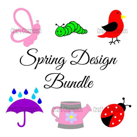 Spring Digital Design Bundle ~ 6 Designs - CraftChameleon