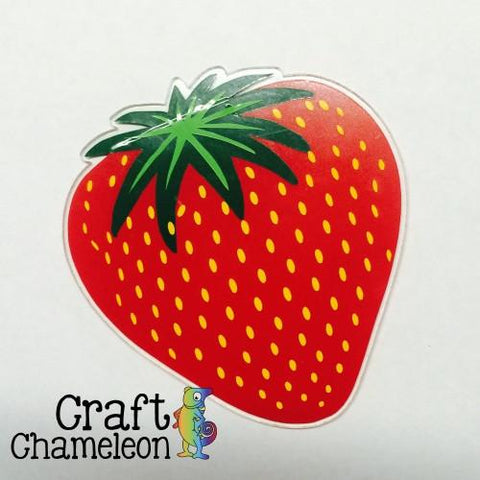 Strawberry Shape Acrylic - CraftChameleon
 - 1
