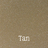 12 x12 Glitter Leatherette Vinyl Faux Leather Sheets - Tan