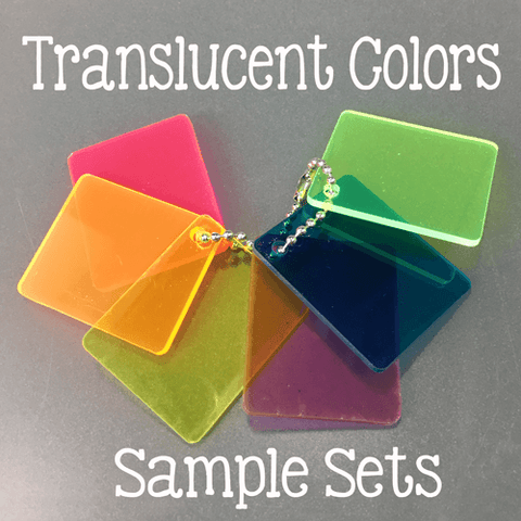 Translucent Color Acrylic Sample Sets - CraftChameleon