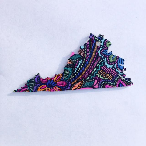 Virginia Acrylic State Shape ~ Multiple Sizes - CraftChameleon
 - 1