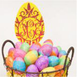 Single 2" Easter Egg Shaped Acrylics & Hardboard