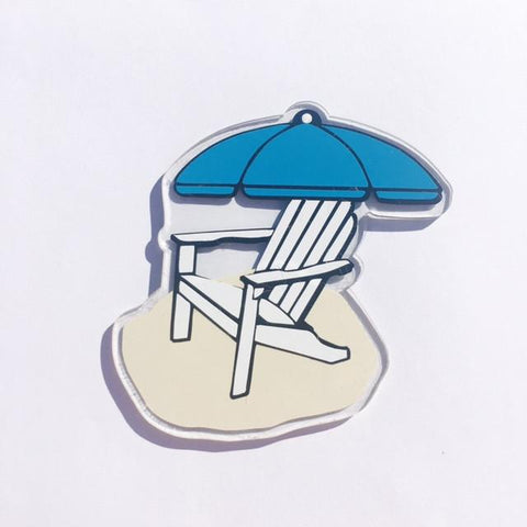 Beach Chair Aderodack Chair Acrylic Shape - CraftChameleon
 - 1
