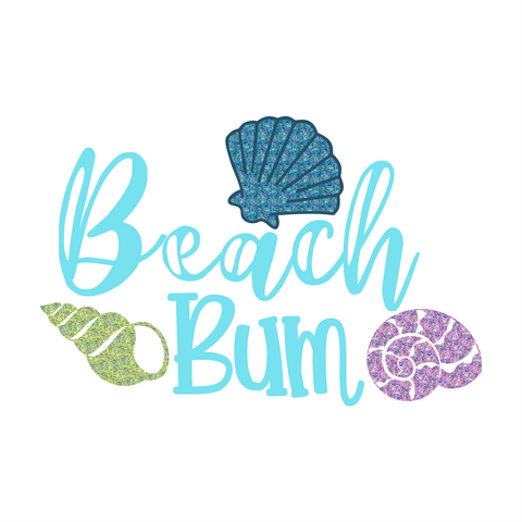 Beach Bum Wordart Design Only